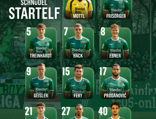 Unsere Startelf gegen den VfB Eichstätt