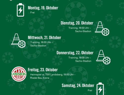Schnüdel-Wochenfahrplan 19.-25.10.2026: Nächstes Heimspiel